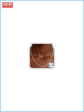 2mm Rope Chain 925 Sterling Silver Necklace Sturdy Shiny Women's Chain